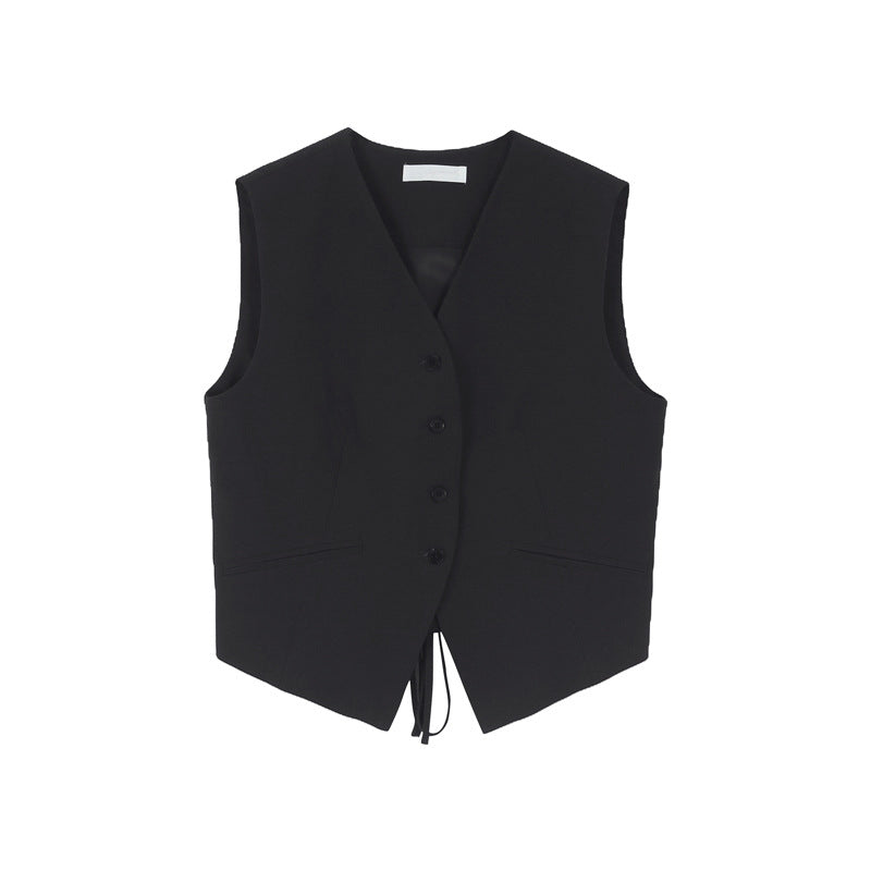 Dame elegant High-Waist Palazzo-bukser med plisseringer og praktiske lommer Stilla