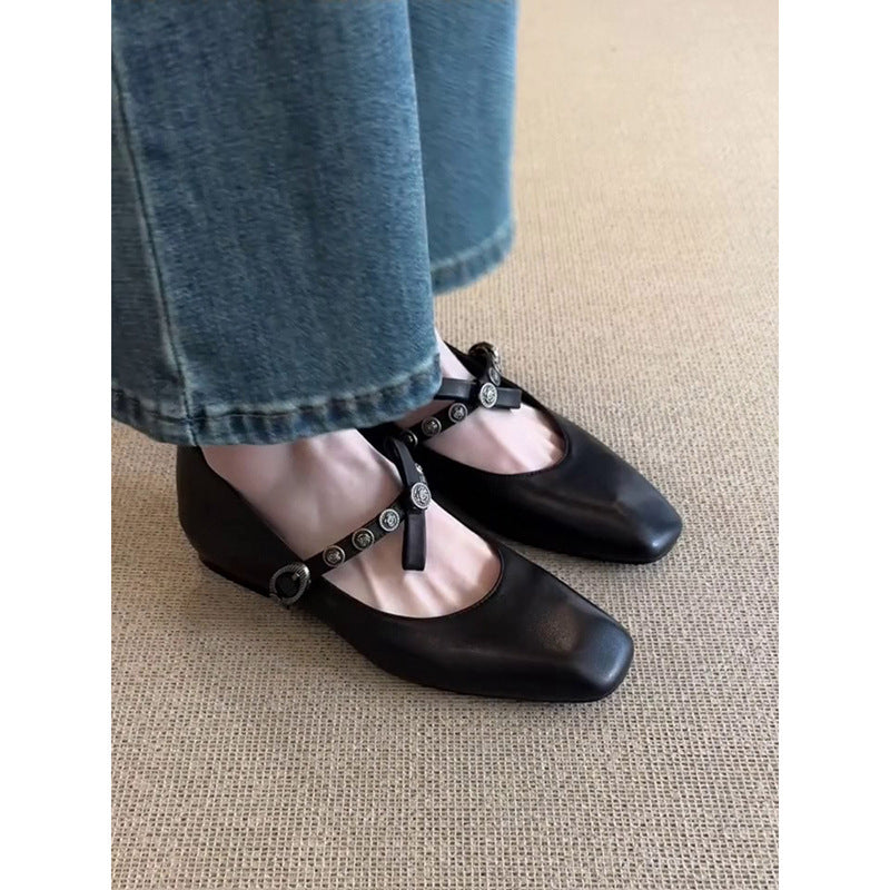 Dame Dekorative Remme Mary Jane Ballerinas Stilla