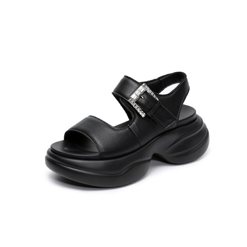 Dame Åbne Tæer Justerbare Spænde Sandaler Stilla