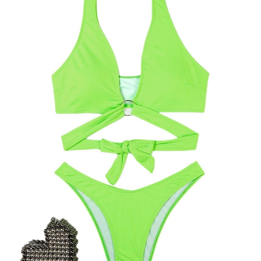 Dame Cut-Out Højtydende Bikini-Sæt Stilla