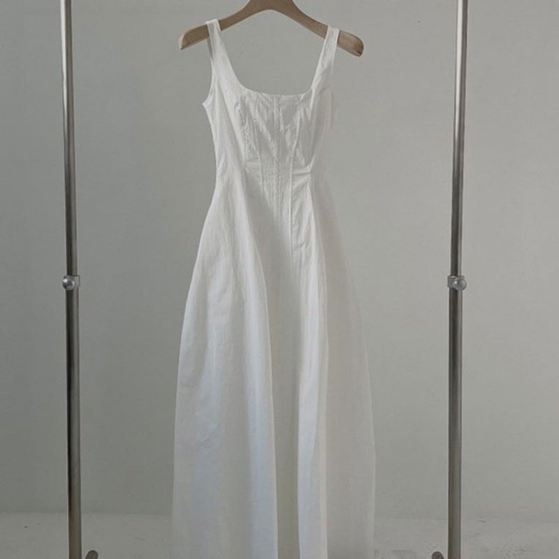 Dame A-linje Uden ærmer Maxikjole Stilla