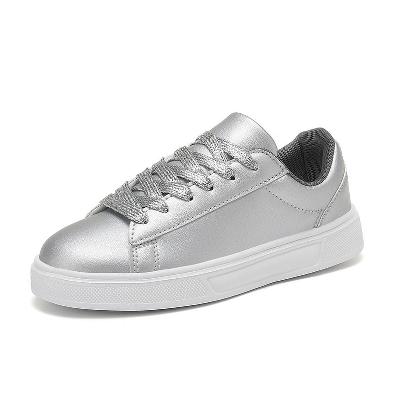 Herrer Sleek Metallic Mode Sneakers Stilla