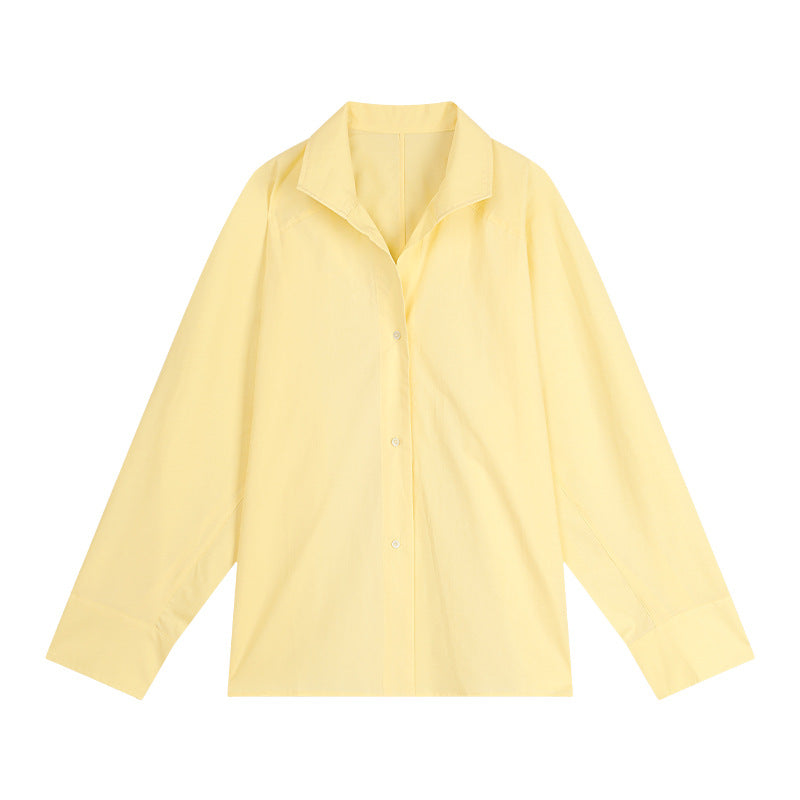 Dame afslappet skjorte med moderne snit og fine stofdetaljer Stilla