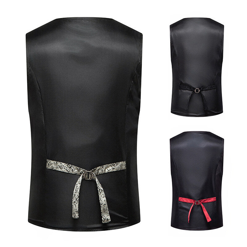 Herrer Elegant Mønstret Vest Stilla