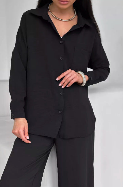 Dame afslappet silke skjorte Stilla