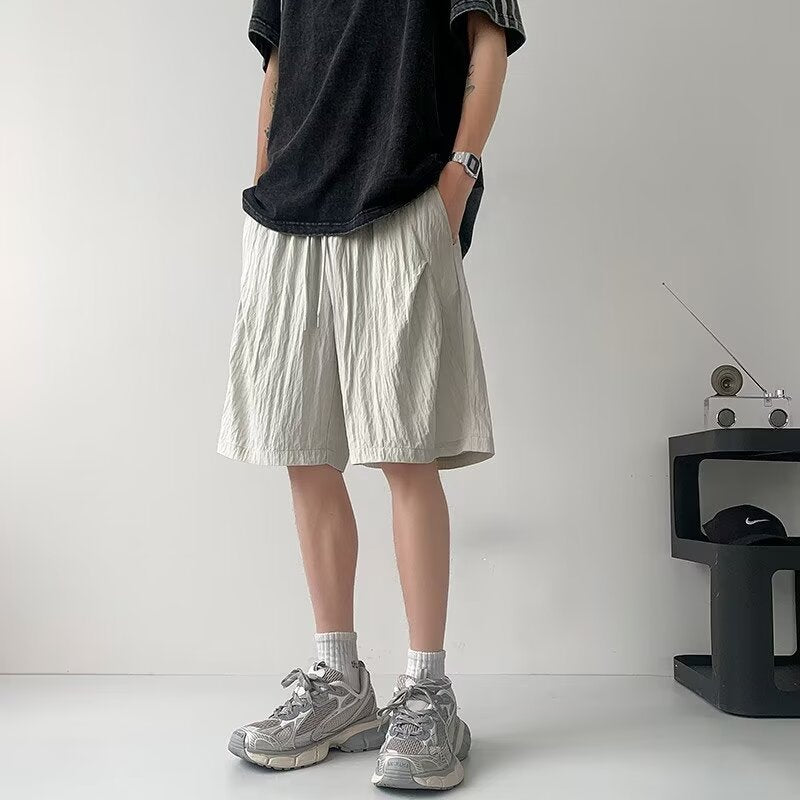 Herren løse sommer shorts med elastisk talje og praktiske lommer Stilla
