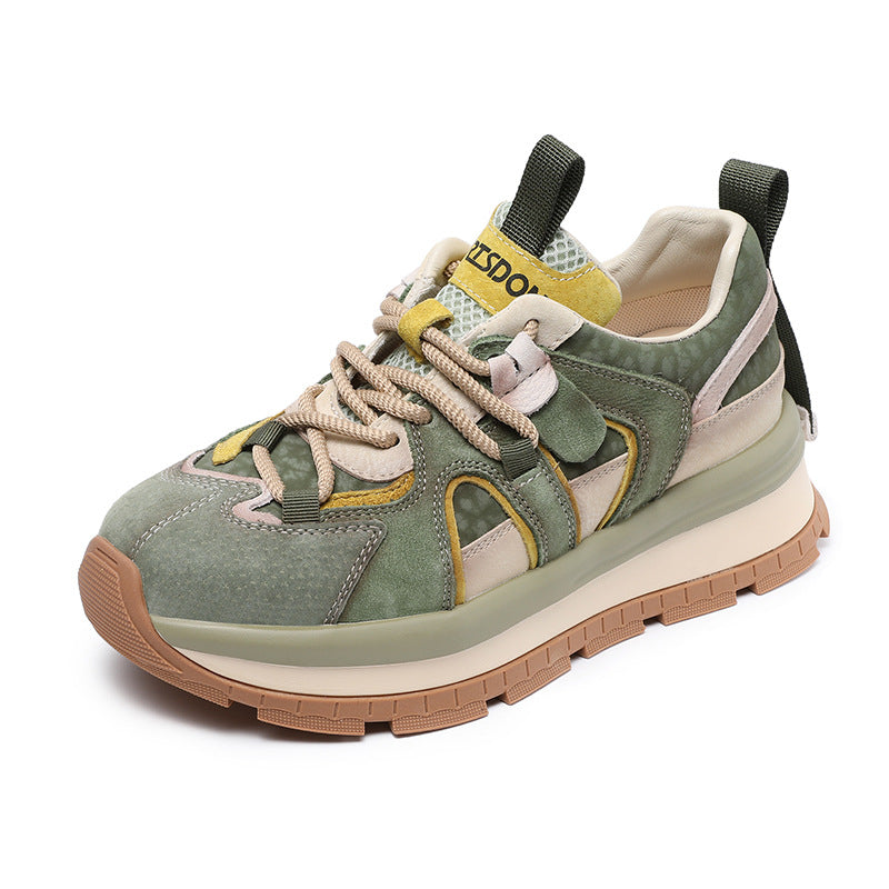Herrer Fritid Chunky Platform Sneakers Stilla