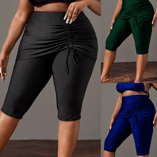 Dame figursyet sportleggings med raffineret rynkning og justerbar talje Stilla