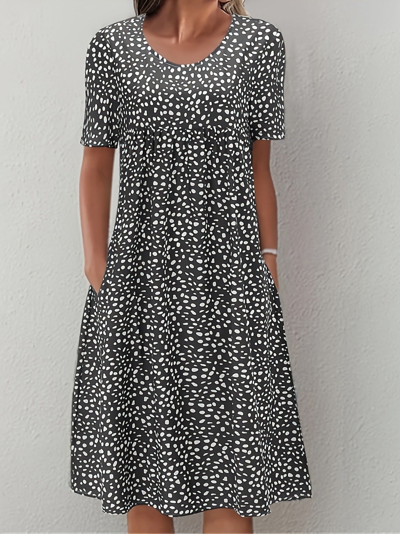 Dame afslappet sommerkjole med lommer Stilla