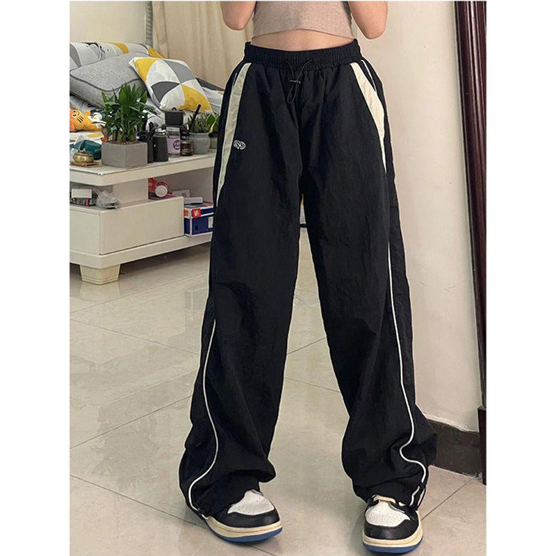 Dame afslappede high-waist cargo trackpants med justerbar talje og praktiske sidelommer Stilla