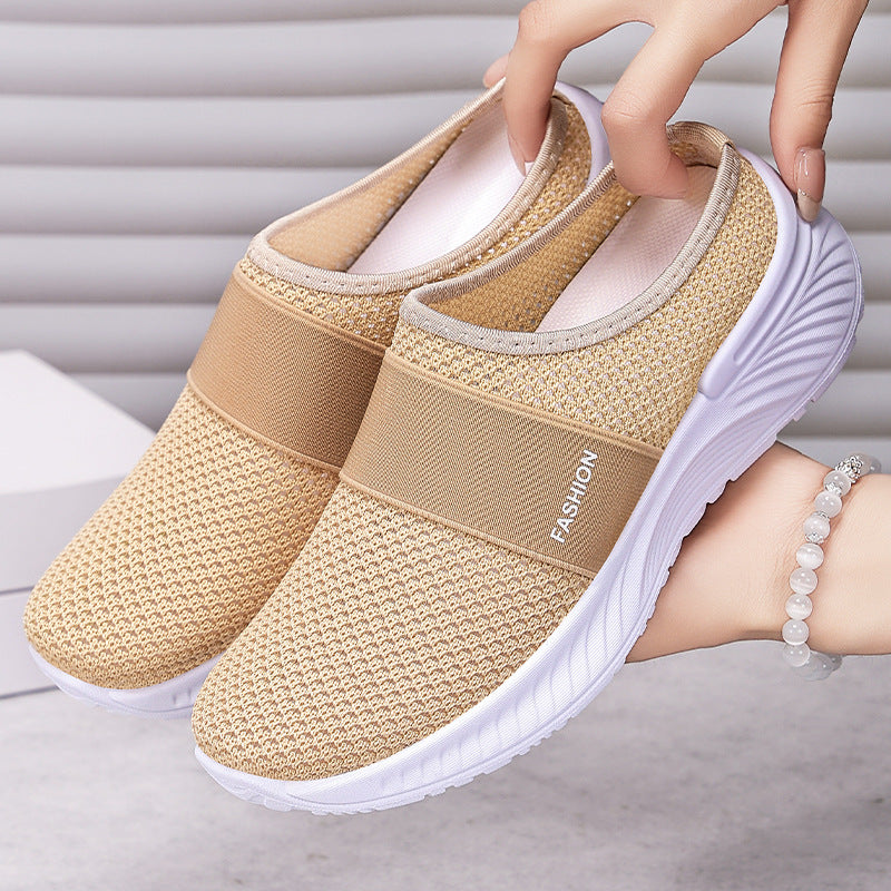Femme Flexible Slip-On Walking Sneakers Stilla
