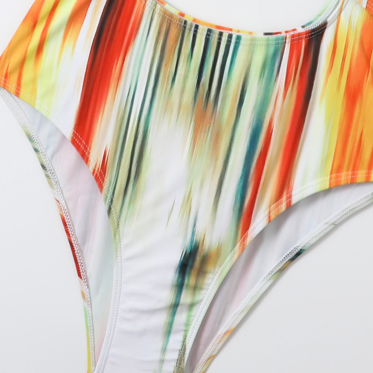 Dame Cut-Out Farverig Enstykke Badedragt Stilla