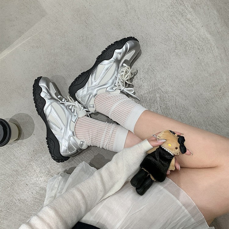 Dame Trail-Ready Retro Sneakers Stilla