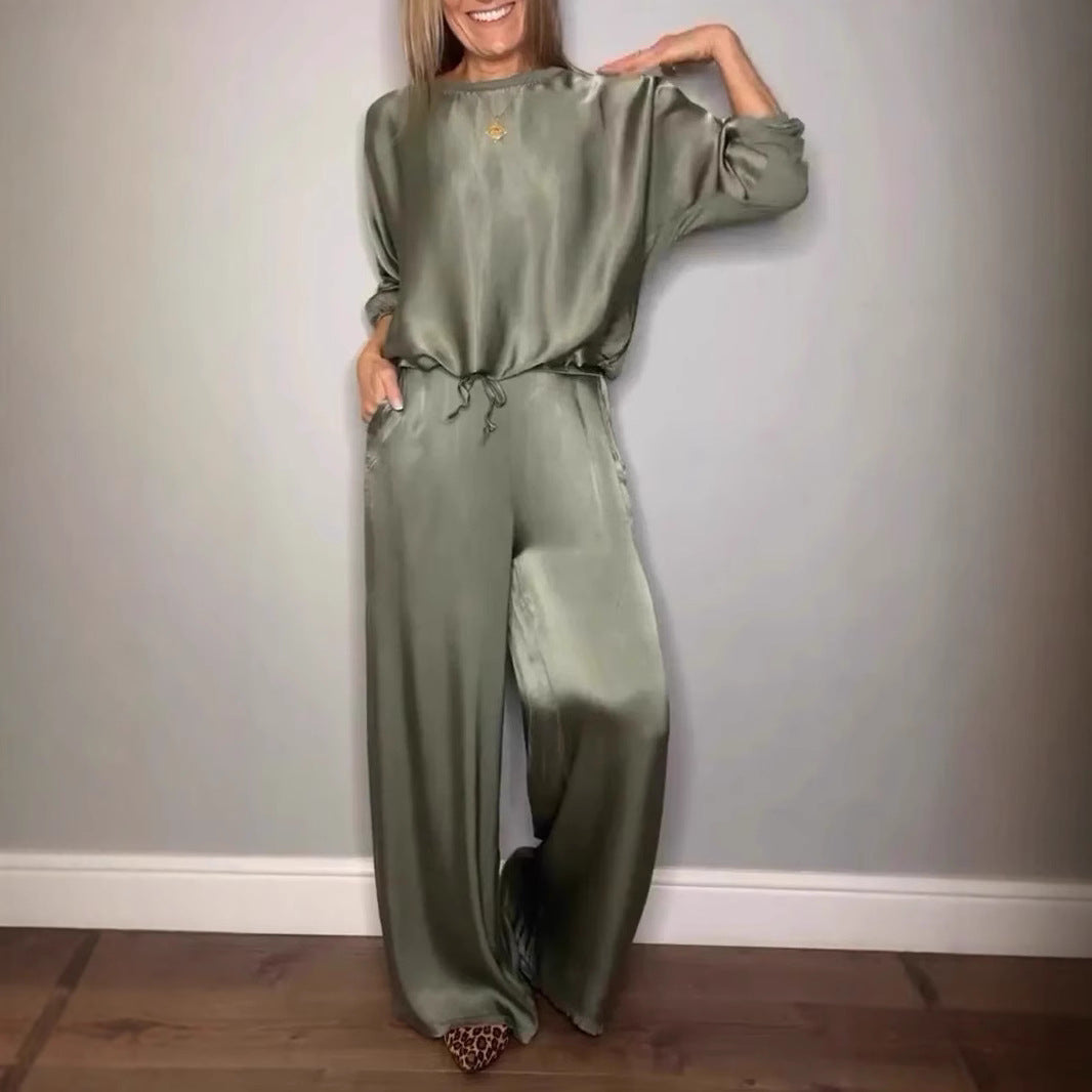 Dame Jumpsuit med elegant snit og flydende overdel Stilla