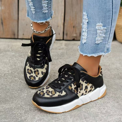 Dame Sporty Sneakers med Dyremønster Stilla