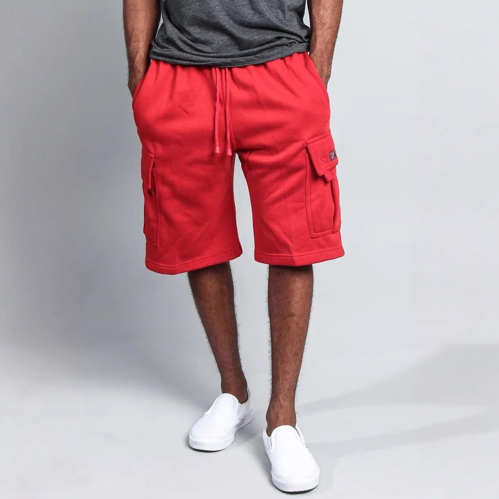 Herren cargo-shorts i åndbart materiale med praktiske lommer Stilla