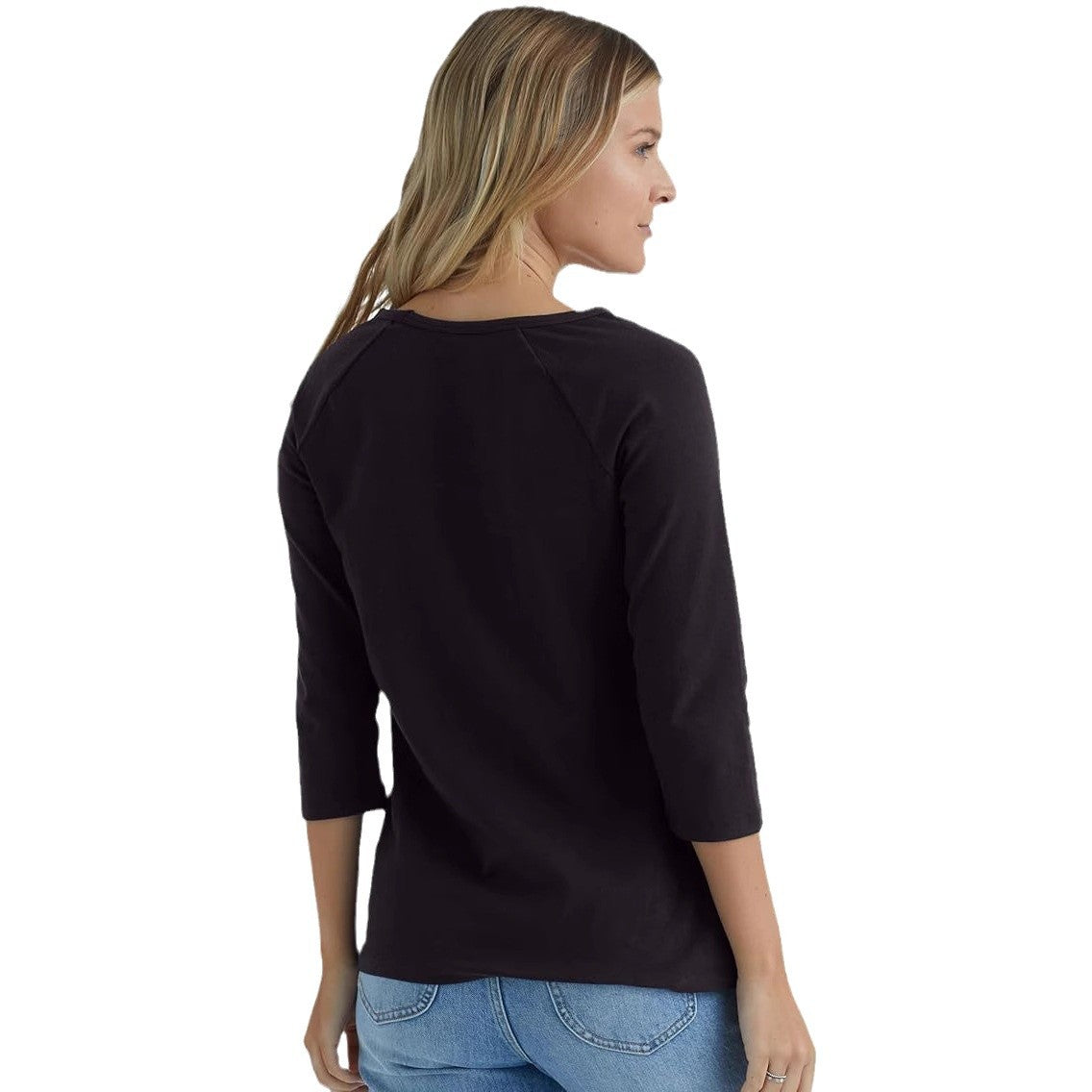 Dame afslappet langærmet skjorte med raglanærmer og trendy snit Stilla