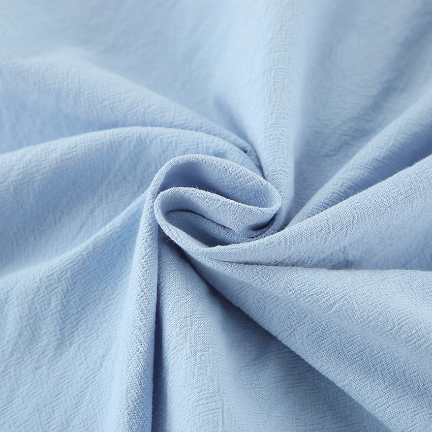 Dame afslappet kortærmet sweater og shorts sæt med snoretræk og moderne design Stilla