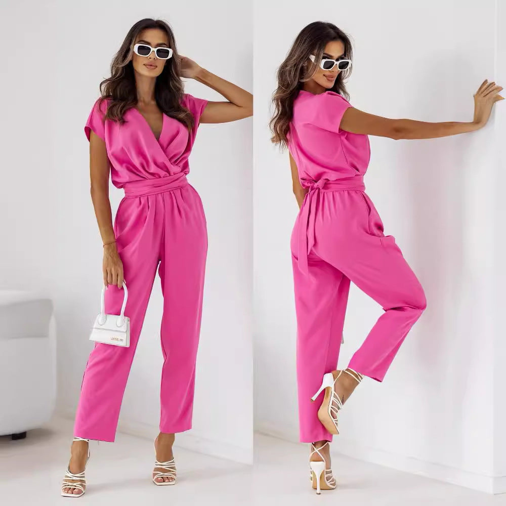 Dame Vinterop-Front Bredben Jumpsuit Stilla