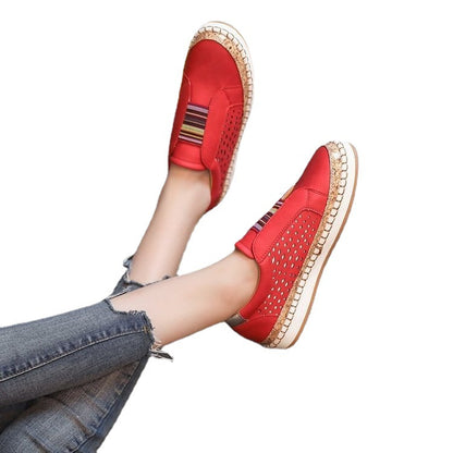 Dame Komfortable Slip-On Sneakers med åndbart overtøj og moderigtigt design Stilla