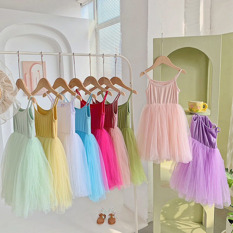 Pige Tulle Skater Dansekjole Stilla