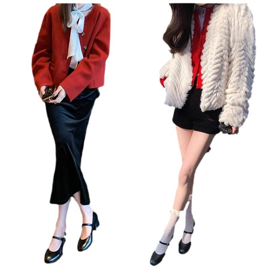 Dame Elegant Chunky Heel Mary Jane Pumps med Dekorativ Rem Stilla