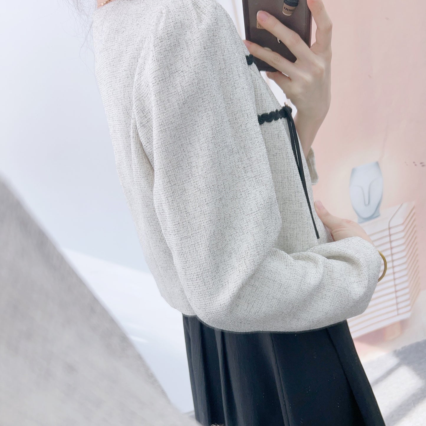 Dame elegant jakke blazer kombination med raffinerede detaljer og fashionable accenter Stilla