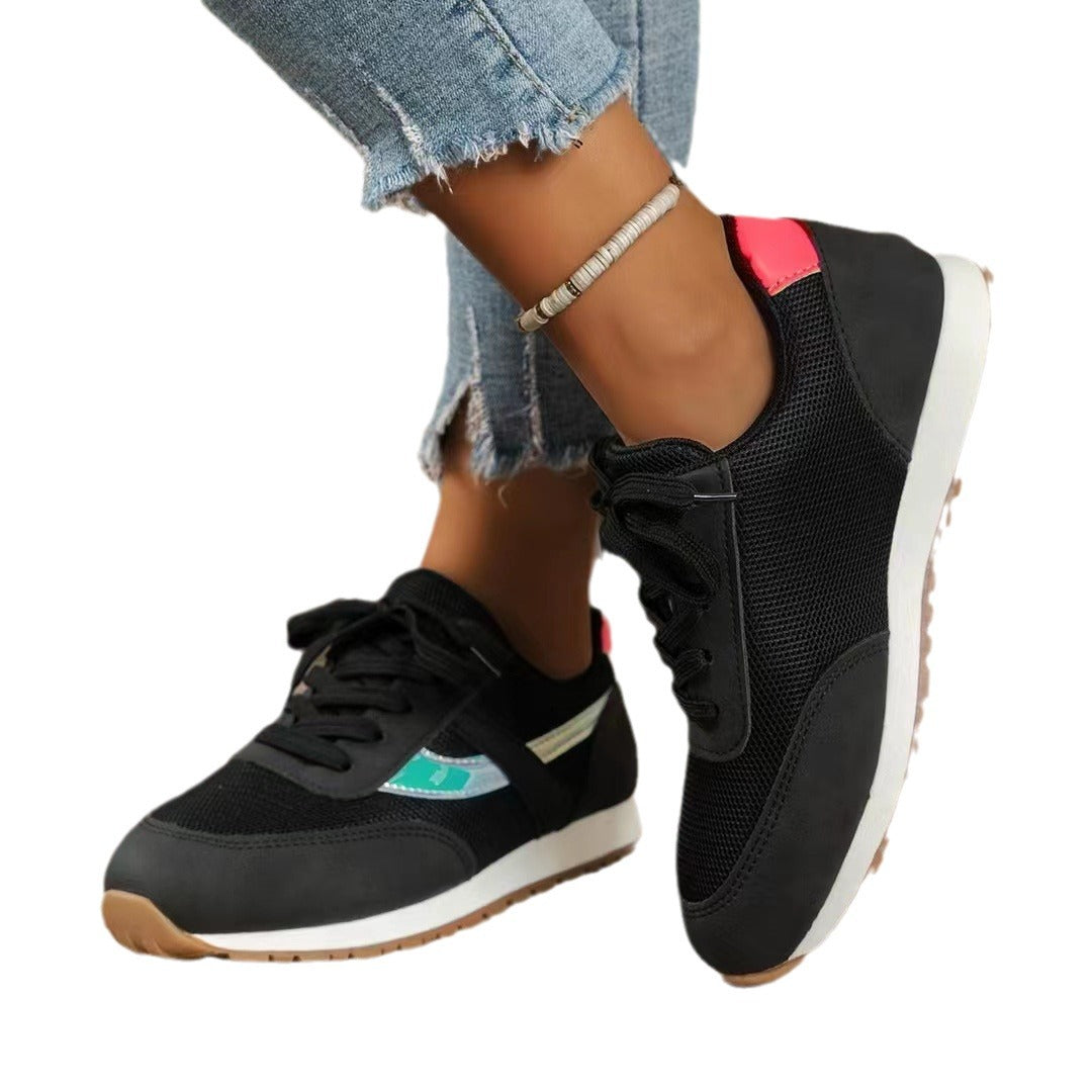 Dame Sporty Sneakers med åndbart overmateriale og skridsikker sål Stilla