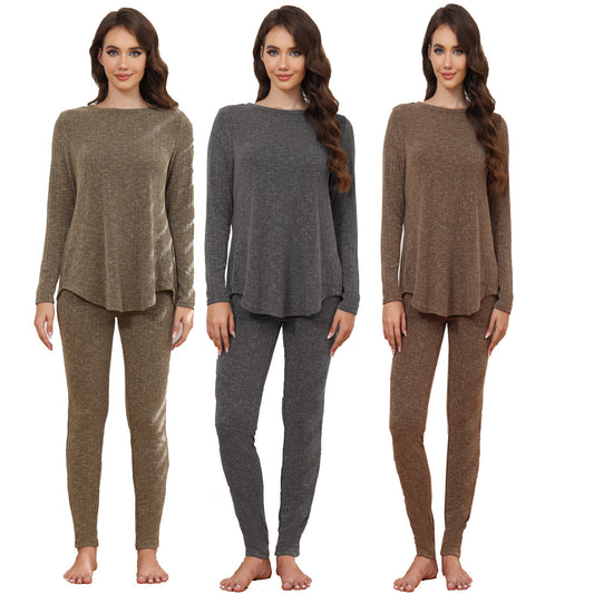 Dame Loungewear Sæt med overdimensioneret top og smalle leggings Stilla