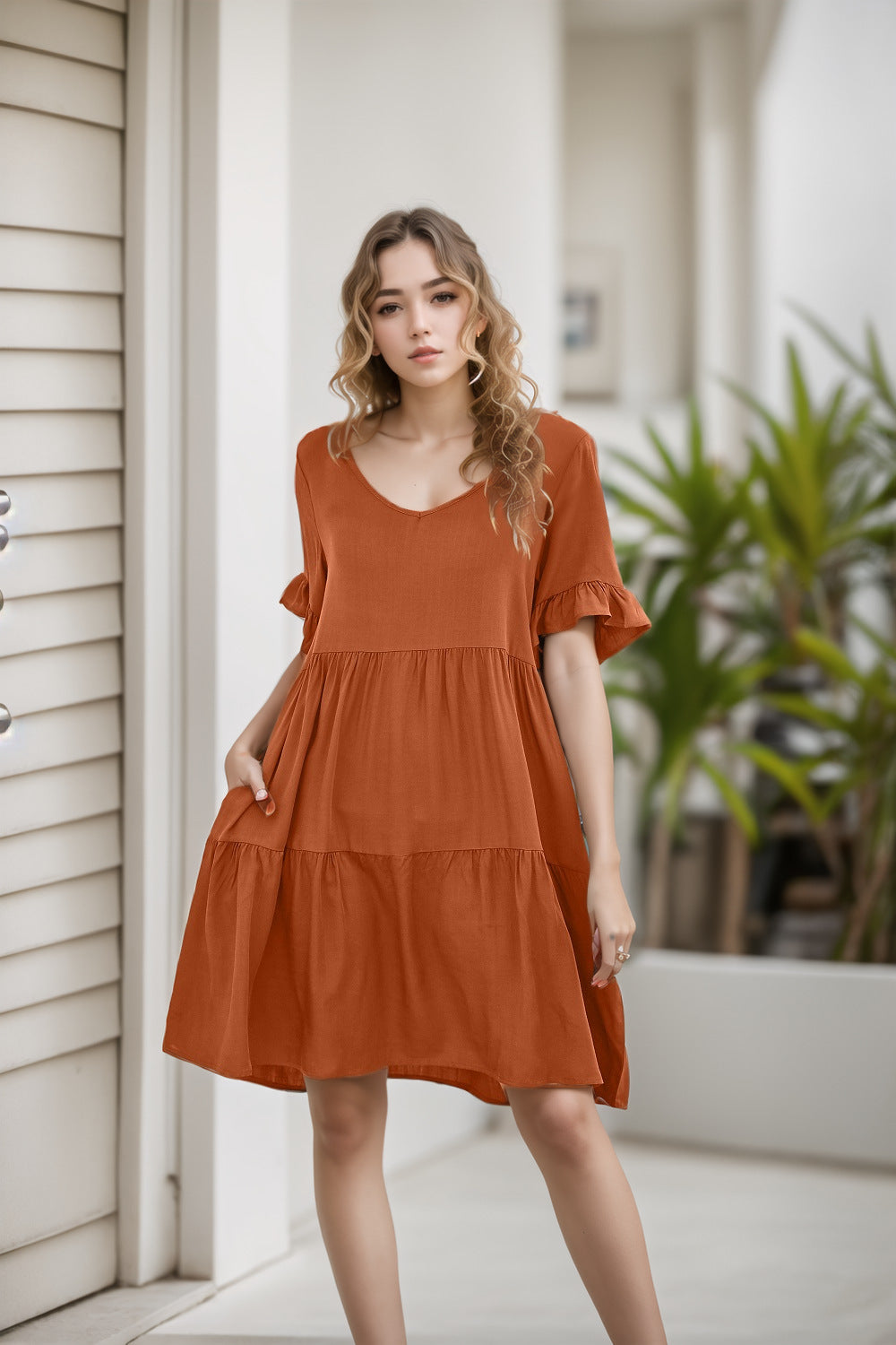 Dame afslappet aftenkjole Stilla