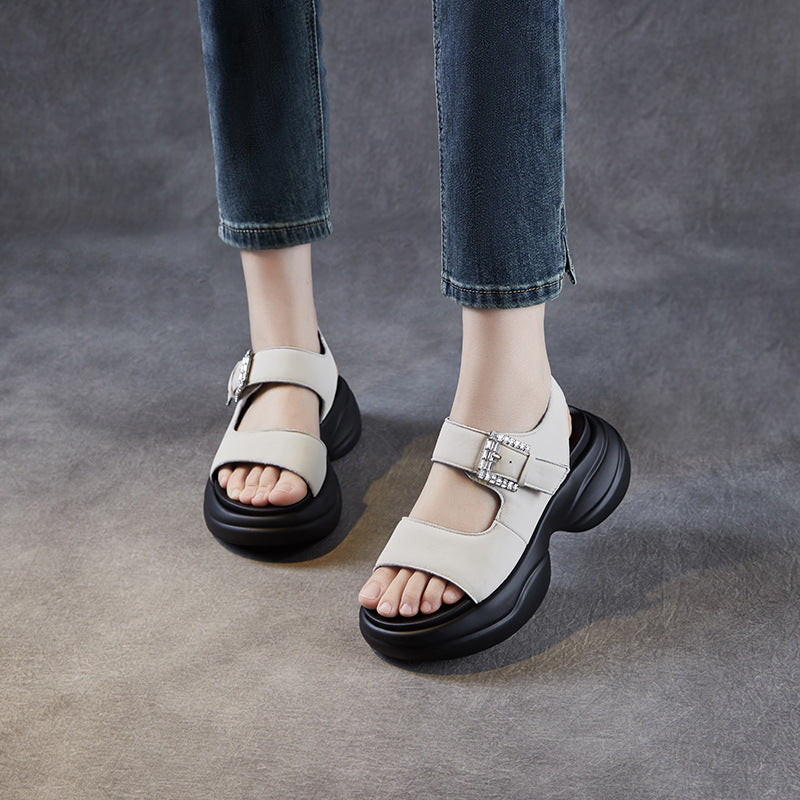 Dame Åbne Tæer Justerbare Spænde Sandaler Stilla