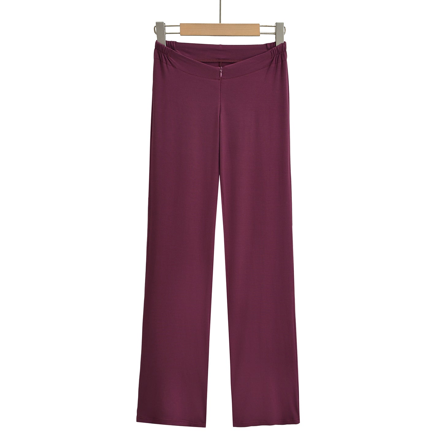 Dame afslappede høj talje fritid bukser med bred pasform Stilla