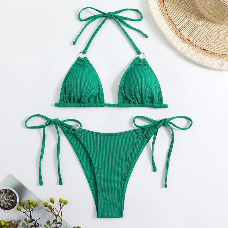 Dame bikini-sæt med justerbare stropper og sidelænkebånd Stilla