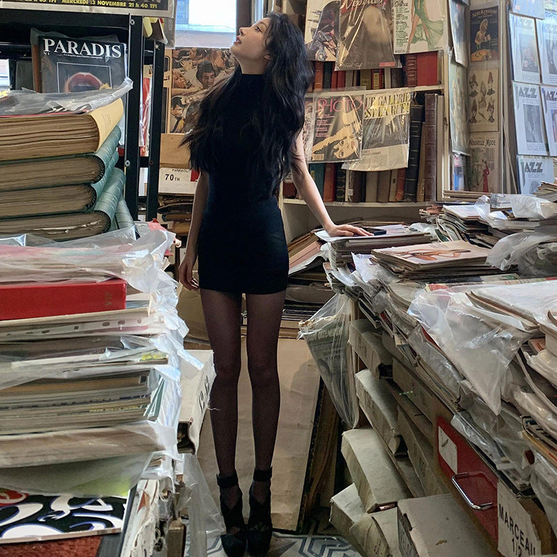 Dame cropped top og miniskørt sæt med figurformende snit Stilla