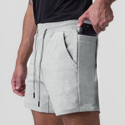 Herrer Sportslige Cargo-Shorts med praktiske lommer og elastisk talje Stilla