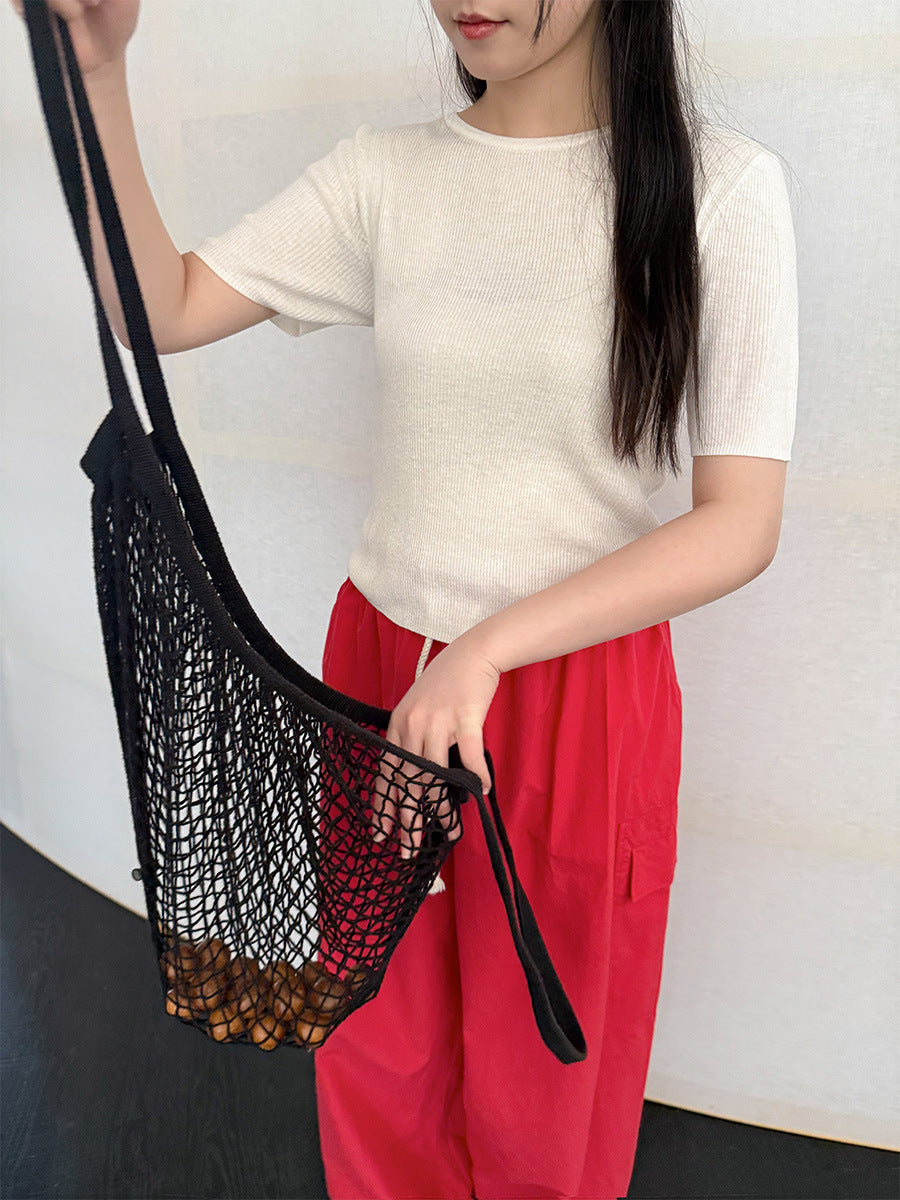 Dame afslappede bukser med bred ben og praktiske sidelommer Stilla