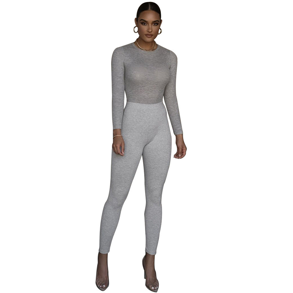 Dame Centreret Langærmet Jumpsuit Stilla