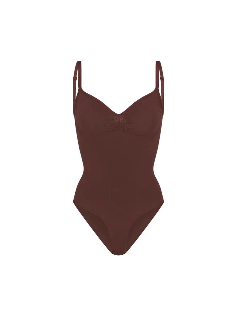 Dame Sømløs Justerbare Stropper Bodysuit Stilla