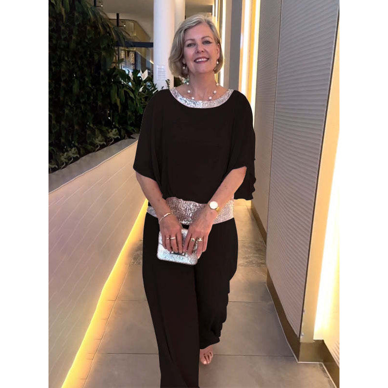 Dame Elegant Aften-Jumpsuit Stilla