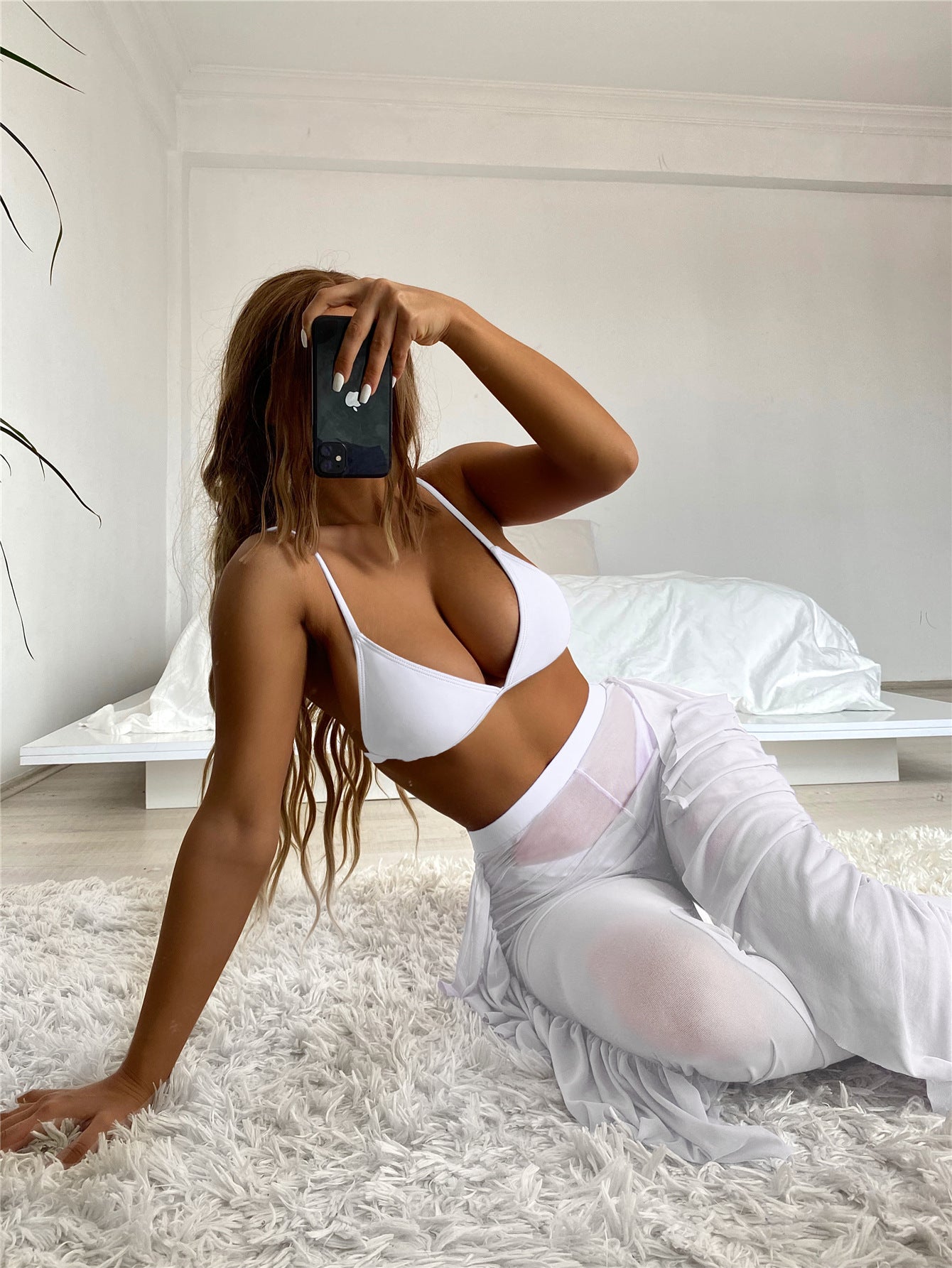 Dame Sport-BH og High-Waist Leggings Sæt Stilla
