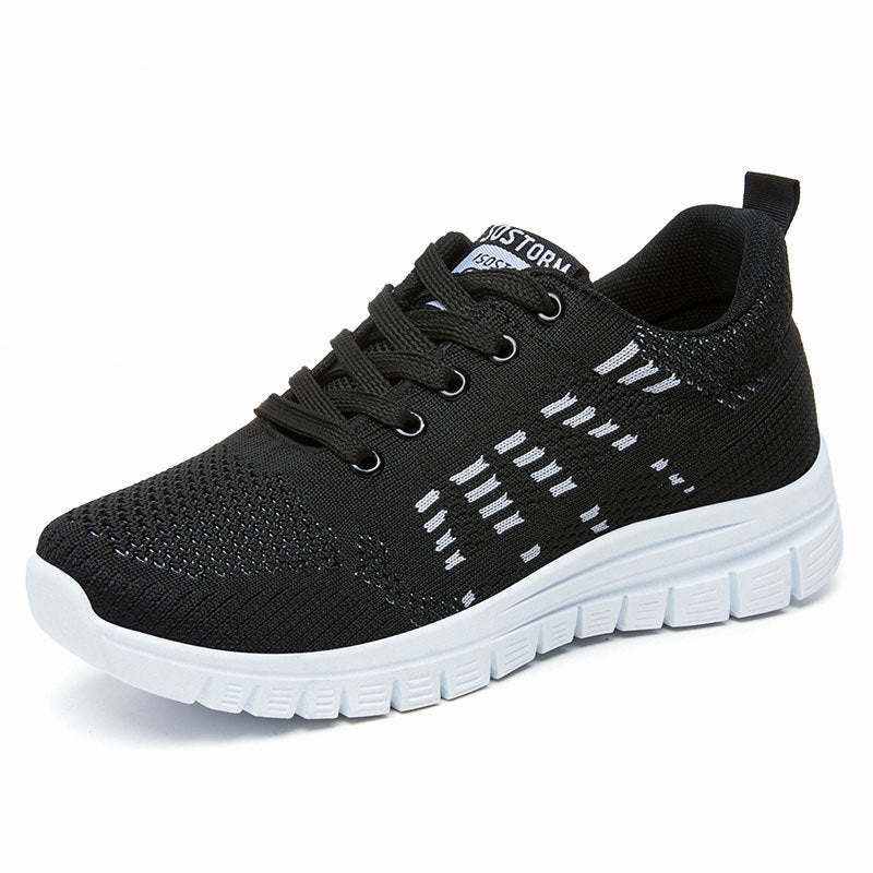 Dame Sporty Running Sneakers med åndbart mesh-design og stødabsorberende sål Stilla