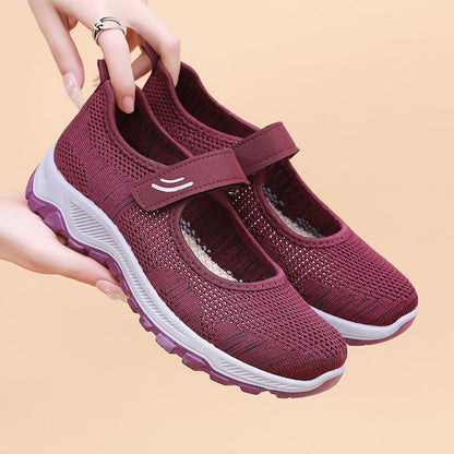 Femme åndbare Mary Jane Sneakers Stilla