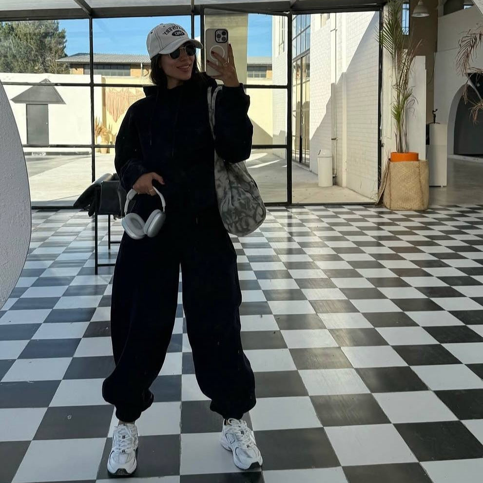 Dame afslappet oversized joggingdragt Stilla