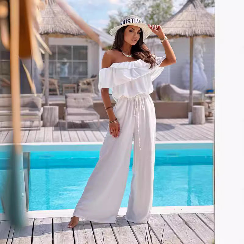 Dame Off-Shoulder Bred Ben Jumpsuit Stilla