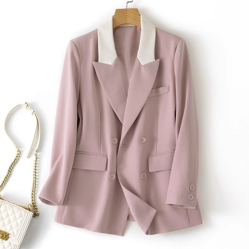 Dame elegant dobbeltknappet blazer Stilla