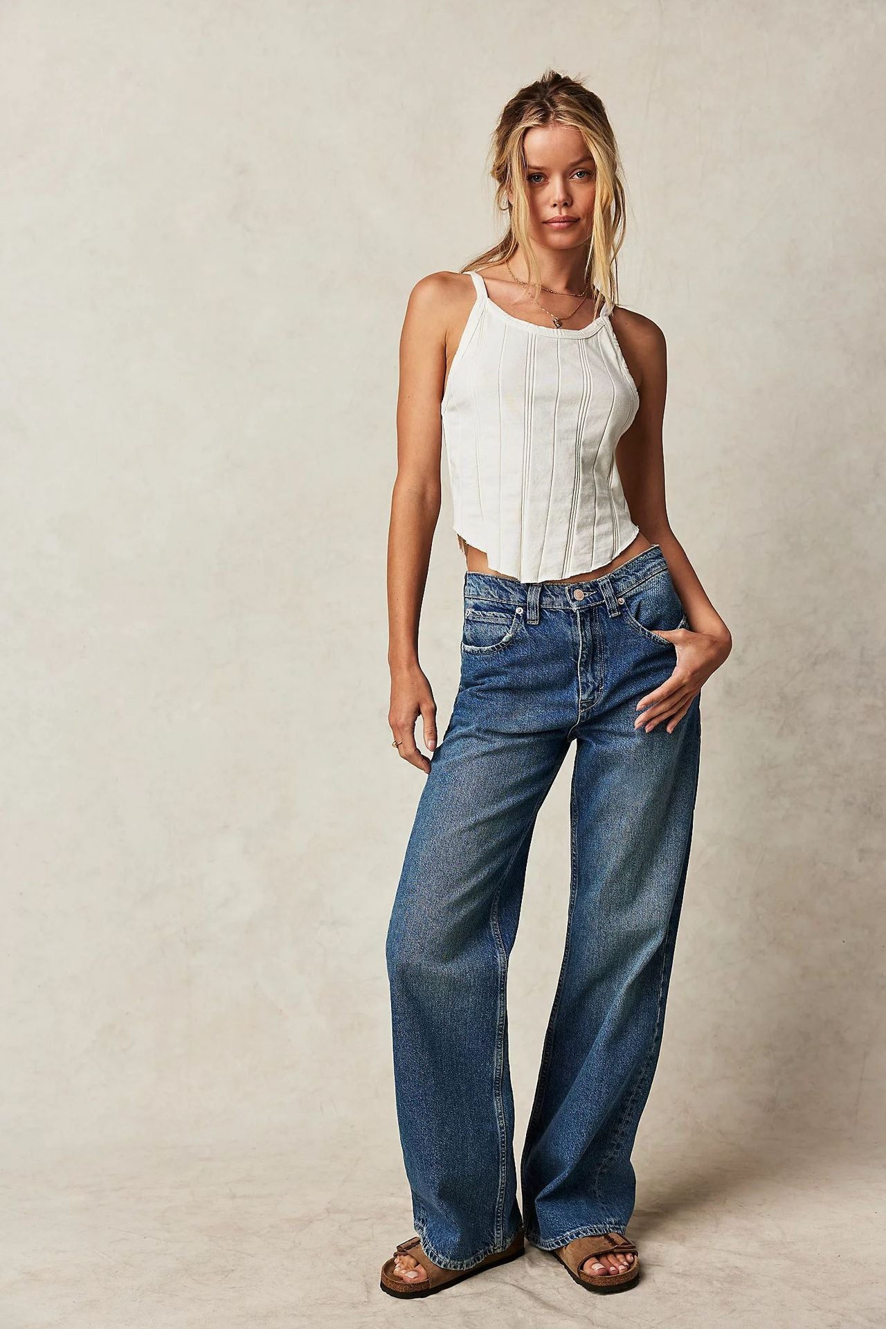 Dame Behagelig Strikjakke i afslappet Oversized-stil Stilla