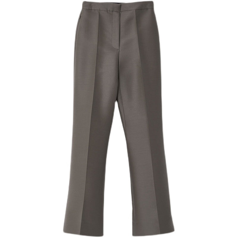 Dame Elegant Business-jakkesæt med moderne snit og smalt revers Stilla