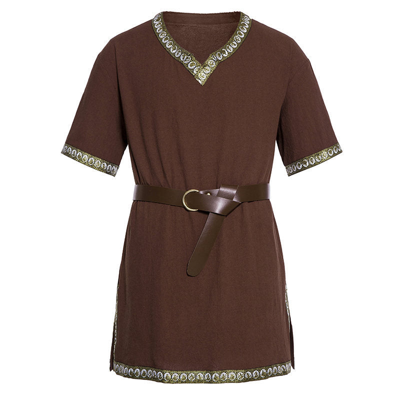 Femme Elegante Kortærmet Tunika Kjole Stilla