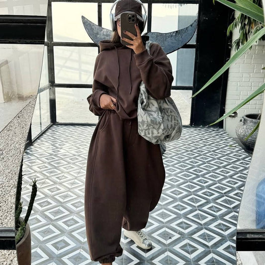 Dame afslappet oversized joggingdragt Stilla