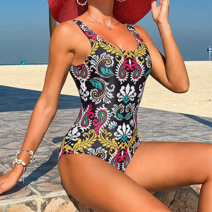 Dame stilfuldt højt skåret enhed badetøj Stilla